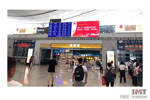 深圳北站检票口灯箱广告投放报价与尺寸大小